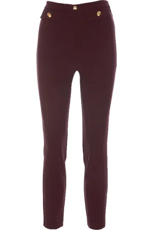 Elisabetta Franchi Regular Pants In Crepe Stretch