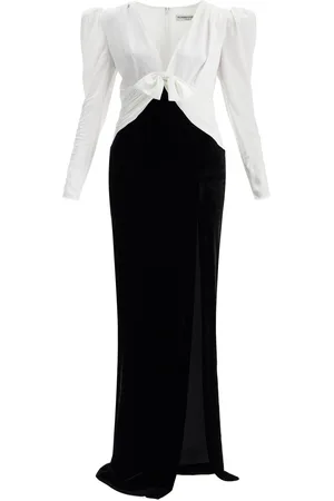 Alessandra Rich Long Bow Dress