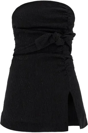 Ganni Strapless Viscose Top For