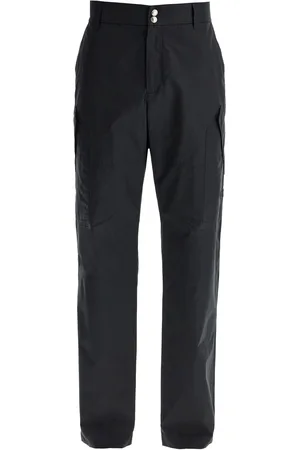 VERSACE Informal Pant Light Cotton Gabardine Fabric And Stamp Embroidery