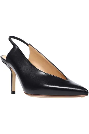 Francesco Russo Leather Slingback Pumps