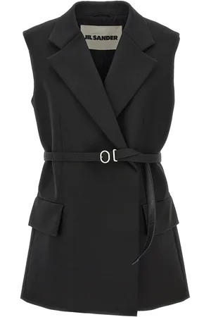 Jil Sander Belt Wool Vest
