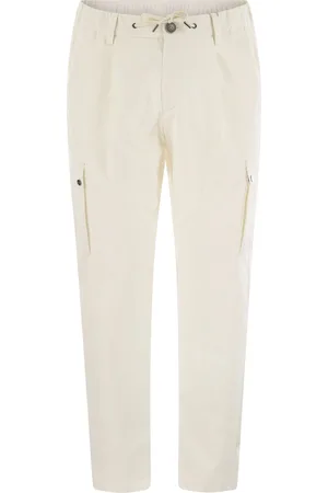 HERNO Mechanical Stretch Twill Cargo Trousers