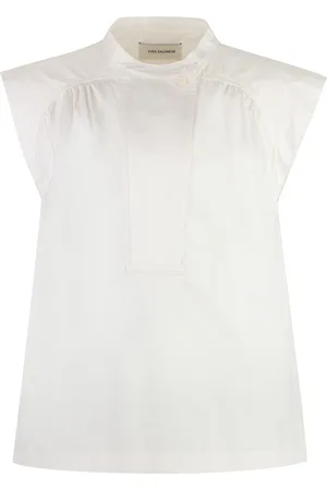 YVES SALOMON Cotton Poplin Top