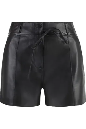 YVES SALOMON Leather Shorts