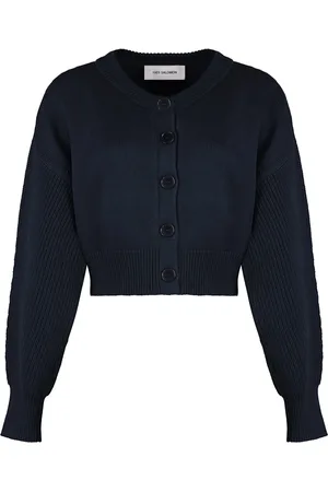 YVES SALOMON Cropped-length Knitted Cardigan