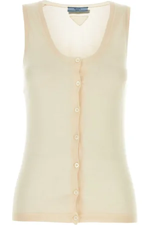 Prada Skin Pink Cashmere Blend Vest