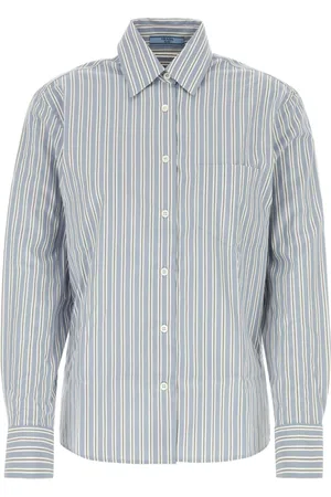Prada Embroidered Poplin Shirt