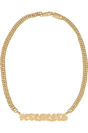 Vetements Gothic Logo Charms Necklace