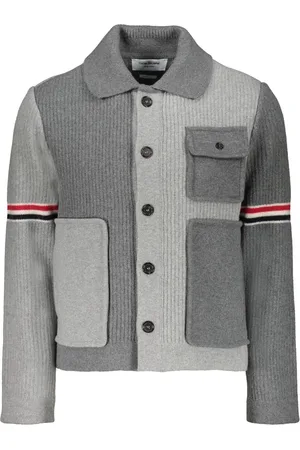 Thom Browne Gray Wool Jacket