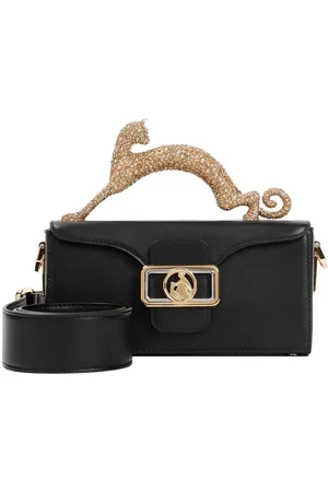 Lanvin Small Pencil Cat Embellished Tote Bag