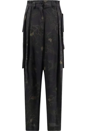 DRIES VAN NOTEN Silk Cargo Trouser