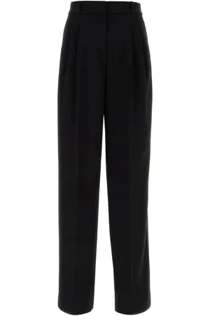Max Mara Black Cady Latina Wide-leg Pant