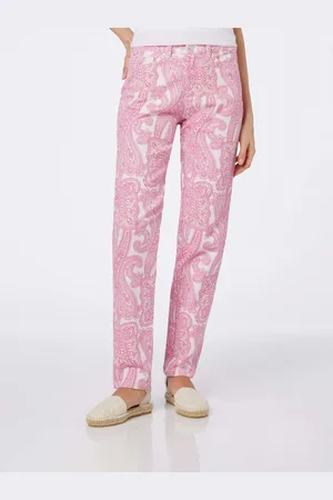 MC2 SAINT BARTH Woman Paisley Print Denim Belleville