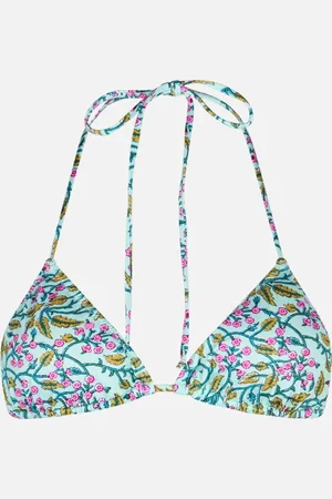 MC2 SAINT BARTH Woman Radical Flower Triangle Top Swimsuit Leah