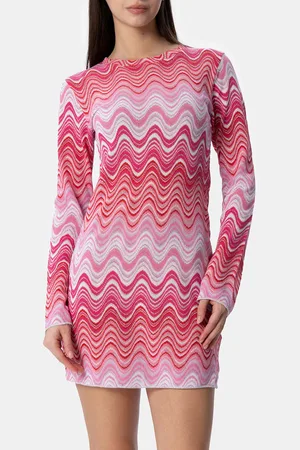 MC2 SAINT BARTH Woman Raschel Knit Short Dress Imany