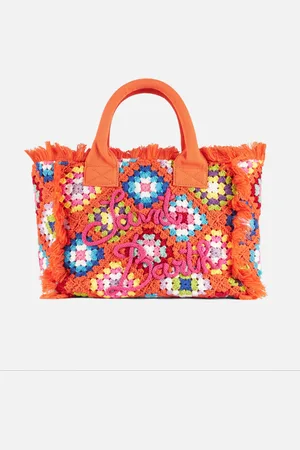 MC2 SAINT BARTH Vanity Crochet Shoulder Bag With Pattern