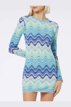 MC2 SAINT BARTH Woman Raschel Knit Light Short Dress Imany
