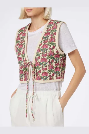 MC2 SAINT BARTH Woman Embroidered Padded Vest