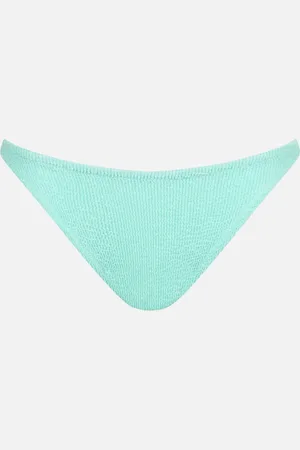 MC2 SAINT BARTH Woman Sage Crinkle Cheeky Swim Briefs Naomi