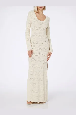 MC2 SAINT BARTH Woman Cotton Knit Midi Dress