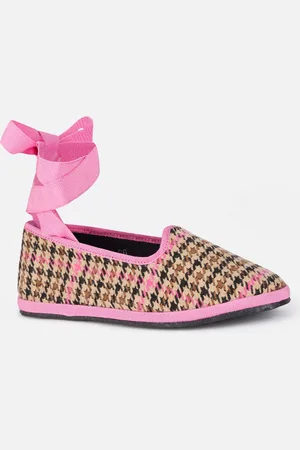 MC2 SAINT BARTH Girl Pied De Poule Slipper Loafers My Chalom Special Edition