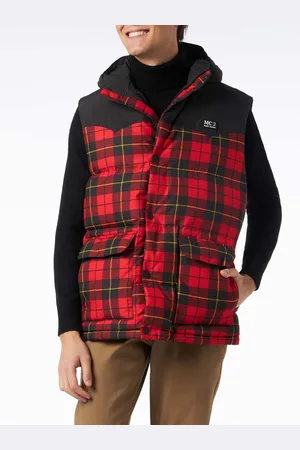 MC2 SAINT BARTH Man Tartan Down Vest