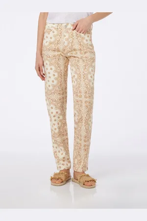 MC2 SAINT BARTH Woman Off- Bandanna Print Denim Belleville