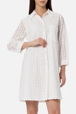 MC2 SAINT BARTH Woman Sangallo Shirt Mini Dress