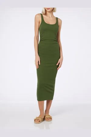 MC2 SAINT BARTH Woman Ribbed Cotton Jersey Tank Dress Jennifer