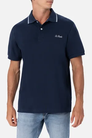 MC2 SAINT BARTH Man Cotton Piquet Polo Shirt Beverly Hills