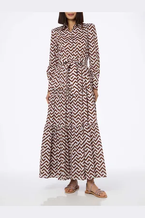 MC2 SAINT BARTH Striped Print Woman Cotton Dress Jensen