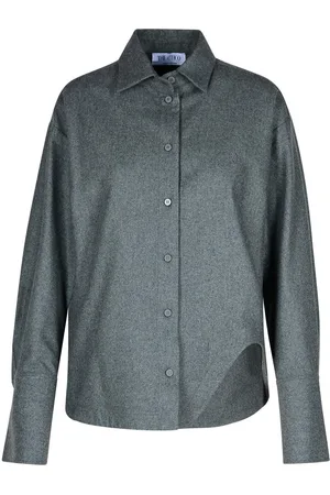 The Attico Eliza Wool Blend Shirt