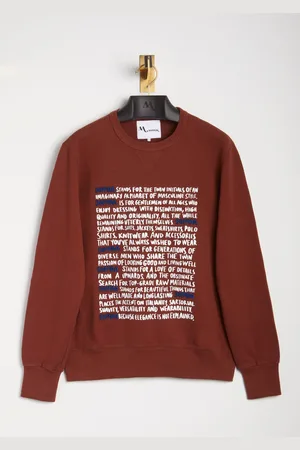 DoppiaA Aacaste Statement Crew Neck Sweatshirt