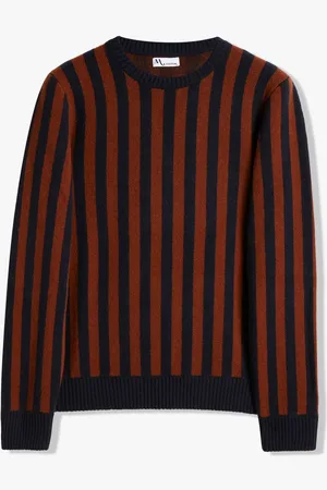 DoppiaA Aambunti Round-necked Striped Sweater