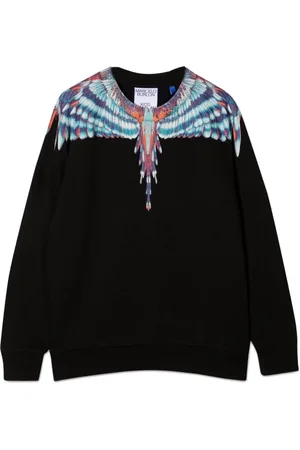 MARCELO BURLON Blue Birds Wings Crewneck