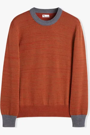 DoppiaA Aappio Round-necked Striped Sweater