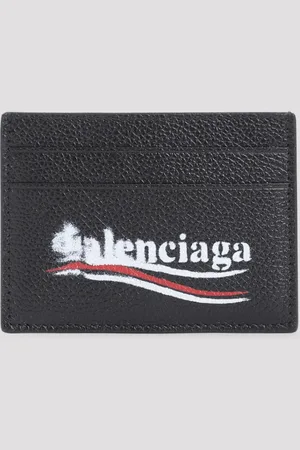 Balenciaga Cash Leather Card Holder