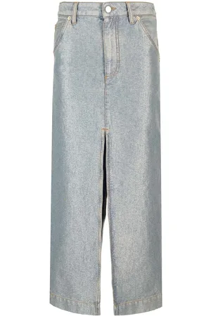DARKPARK Lurex Denim Skirt