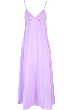 Maison Kitsuné Lilac Maxi Dress