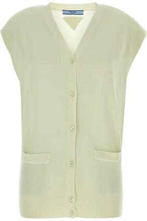 Prada Pastel Green Cashmere Vest