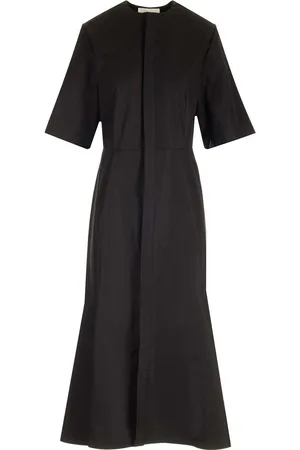 Ami Godet Midi Dress