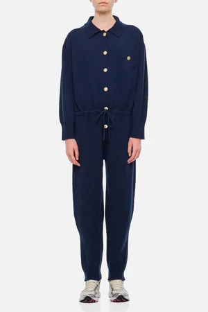 Barrie Cashmere Front Buttoned Jumpsuit