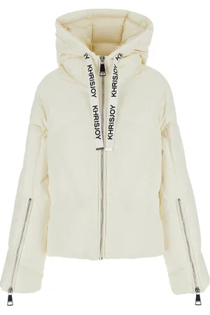 Khrisjoy Down Jacket With Branded Drawstring In In Tech Fabric Woman