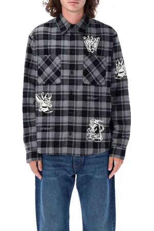 OFF-WHITE Character Check Flannel Shirt