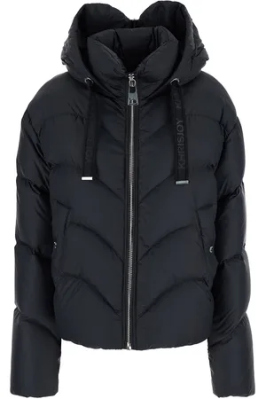 Khrisjoy Hug Quilted Down Jacket With Hood In Tech Fabric Woman