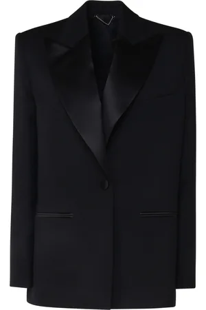 MAGDA BUTRYM Blazer With Satin Lapels