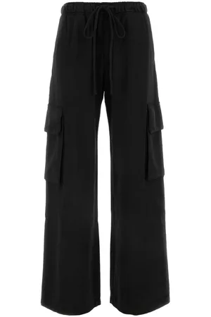 Palm Angels Black Cotton Joggers
