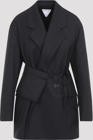 Bottega Veneta Stripe Wool Jacket