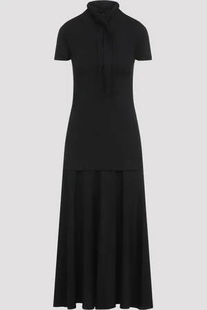 Jil Sander Draped Midi Dress